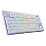 GAMING TIPKOVNICA REDRAGON HORUS TKL K621W RGB BELA ŽIČNA/BREZŽIČNA, MEHANSKA
