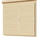 GARAŽA ZA KOLESA KARIBU BARVA LESA 162,5X216X167