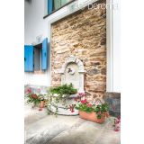 GLINENO ZUNANJE KORITO DEROMA GARDA BELJENO 42 CM