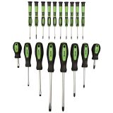 GARNITURA IZVIJAČEV ISKRA ERO HTS 18-DELNI KRIŽNI, RAVNI, TORX, URARSKI