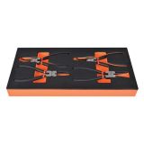 GARNITURA ORODJA TACTIX 4 DELNA KLEŠČE V VLOŽKU