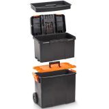 GARNITURA ORODJA VONHAUS KOVČEK ZA ORODJE NA KOLESIH