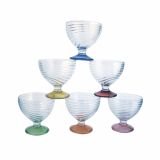 GARNITURA SKLED 6 DELNA ZA SLADOLED BARVNA