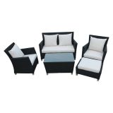 GARNITURA UMETNI RATAN BIVA BALI 5-DELNA, BEŽ