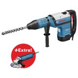 VRTALNO KLADIVO GBH 12-52 D + DARILO: KOTNI BRUSILNIK GWS 9-125 JK