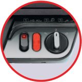 NAMIZNI ŽAR TEFAL UC 600 COMPACT, GC306012, MOČ 200 W, 2 POLOŽAJA ZA PEČENJE, 3 POLOŽAJI TERMOSTATA, 2 ZBIRNIKA SOKOV