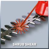 AKUMULATORSKE ŠKARJE ZA ŽIVO MEJO EINHELL GE-CG 18 LI SOLO BREZ BATERIJE IN POLNILNIKA