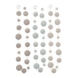 GIRLANDA, 180 CM, SORT