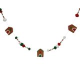 GIRLANDA DECORIS S HIŠKAMI 160 CM