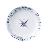 KAMP JEDILNI PRIBOR BRUNNER GLOBOKI KROŽNIK BLUE OCEAN FI 21 CM