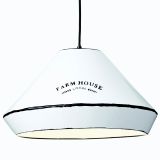 VISEČA SVETILKA GRAIN MAX.1X40W, BELA