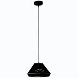 VISEČA SVETILKA GRAIN MAX.1X40W, ČRNA