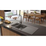 GRANITAL POMIVALNO KORITO ALVEUS APPELLES 70, STEEL-G04M 1000X510 MM