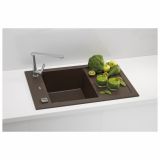 GRANITAL POMIVALNO KORITO ALVEUS FORMIC 30, G03M CHOCOLATE 760X500 MM