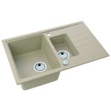 GRANITAL POMIVALNO KORITO ALVEUS INTERMEZZO 70, BEIGE-G55 780X480 MM
