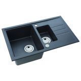 GRANITAL POMIVALNO KORITO ALVEUS INTERMEZZO 70, CARBON-G91 780X480 MM