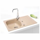 GRANITAL POMIVALNO KORITO ALVEUS RECORD 30 G55 P-U BA1 BEIGE 780X480 MM