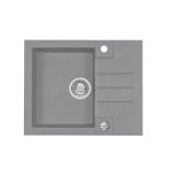 GRANITAL POMIVALNO KORITO ALVEUS ROCK 30, G81 CONCRETE 595X475 MM