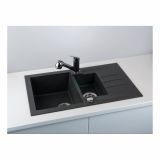 GRANITAL POMIVALNO KORITO ALVEUS ROCK 70, G91 CARBON 780X480 MM