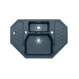 GRANITAL POMIVALNO KORITO ALVEUS SENSUAL 60, G05M TWILIGHT 900X610 MM