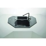 GRANITAL POMIVALNO KORITO ALVEUS SENSUAL 60, STEEL-G04M 900X610 MM