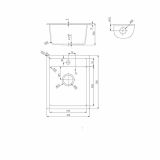 GRANITAL POMIVALNO KORITO INTER CERAMIC ICGS 4050 ČRNO