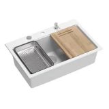 GRANITAL POMIVALNO KORITO QUADRON MARC WORKSTATION BEL
