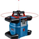 ROTACIJSKI LASER BOSCH GRL 600 CHV PROFESSIONAL S SPREJEMNIKOM LR 60, STOJALOM BT 170 HD IN MERILNO PALICO GR 240
