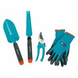 GRN CVETLIČNEGA ORODJA GARDENA LOPATICA. ŠKARJE ROKAVICE