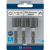 GRT VIJAČNIH NASTAVKOV BOSCH 8 X 50.10 X 50.13 X 50 MM 3 KOS