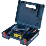 AKUMULATORSKI UDARNI VRTALNI VIJAČNIK BOSCH GSB 180-LI PROFESSIONAL S 23-DELNIM KOMPLETOM PRIBORA