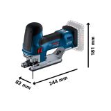 AKUMULAT. VBODNA ŽAGA BOSCH PROFESSIONAL GST 18V-155 SC SOLO (BREZ AKUM.&POLNIL.)