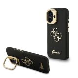GUESS CAM STAND GUHCP16SPCS4GSK OVITEK ZA IPHONE 16 S STOJALOM - ČRN