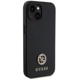 GUESS GUHCP15SPS4DGPK SILIKONSKI OVITEK ZA IPHONE 15 - ČRN