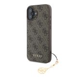 GUESS GUHCP16SGF4GCW SILIKONSKI OVITEK Z OBESKOM ZA IPHONE 16E - RJAV