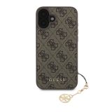 GUESS GUHCP16SGF4GCW SILIKONSKI OVITEK Z OBESKOM ZA IPHONE 16E - RJAV