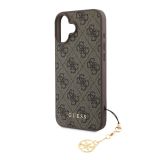 GUESS GUHCP16SGF4GCW SILIKONSKI OVITEK Z OBESKOM ZA IPHONE 16E - RJAV