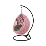 GUGALNA MREŽA DECORIS POKRIVALO ZA STOL JAJČEK 110X80X145 CM, CVET ROZA