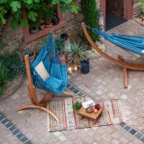 GUGALNA MREŽA LA SIESTA UDINE + VISEČI STOL BLUE ZEBRA COMFORT