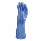 GUMENE ROKAVICE 160 ŠT. L/9 MODRA TANKA ODPRNOST:OLJE, KEMIKALIJE