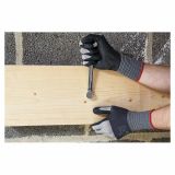 GUMENE ROKAVICE 381 ŠT. M/7 MIKROPORNI NITRIL BARVA SIVA