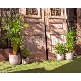 KERAMIČNI NOTRANJI LONEC HEMERA 20 CM TAUPE