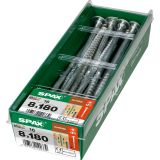 VIJAK ZA LESENE KONSTRUK. SPAX HI.FORCE WIROX 8X180 ZAV=16KOS
