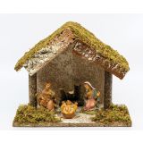 JASLICE EUROMARCHI HIŠA IN 3 FIGURE 25X13X21CM