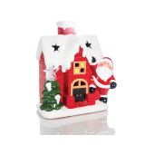 HIŠKA Z BOŽIČKOM 18.5 CM LED