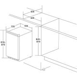 HLADILNIK AMICA UC150.3