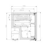 HLADILNIK MANTA MM515P MINI, 46 L, SREBRN