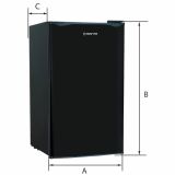 HLADILNIK MANTA MM520P PODPULTNI, ČRN