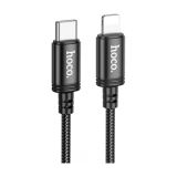 HOCO PODATKOVNI KABEL X89 TYPE C - LIGHTNING 27W 2M - ČRN
