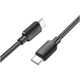 HOCO PODATKOVNI POLNILNI KABEL X96 TYPE C NA TYPE C 1,M 100W 5A - ČRN